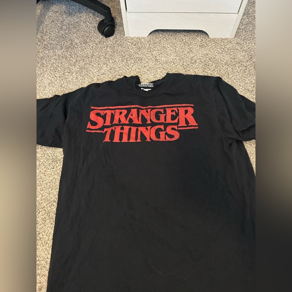 stranger things tee shirt